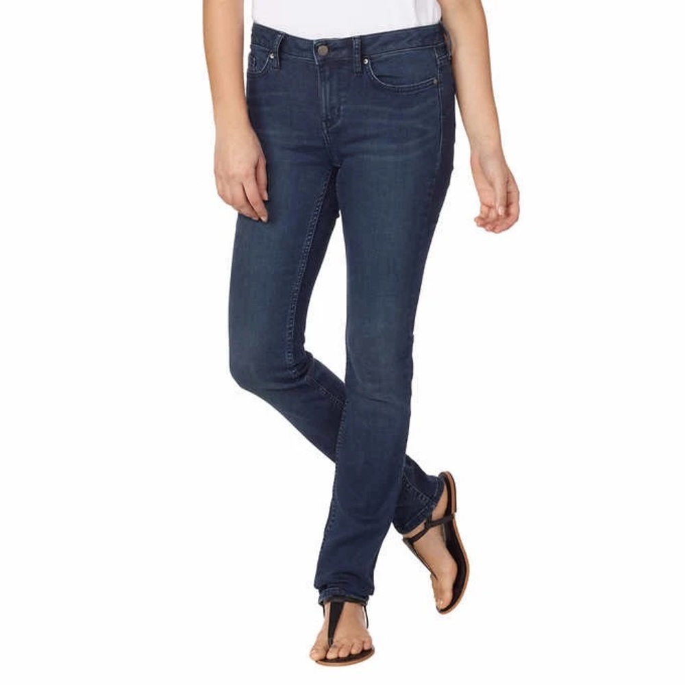 CK Ultimate Skinny Mid Rise Dark Wash Jeans